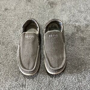 Redhead shoes mens 8 gray brown slip on hayden casual loafer shoes western beach